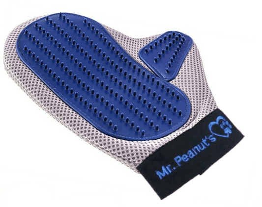 Mr. Peanut's Ultimate Pet Grooming Glove - Effortless Fur Removal Solution